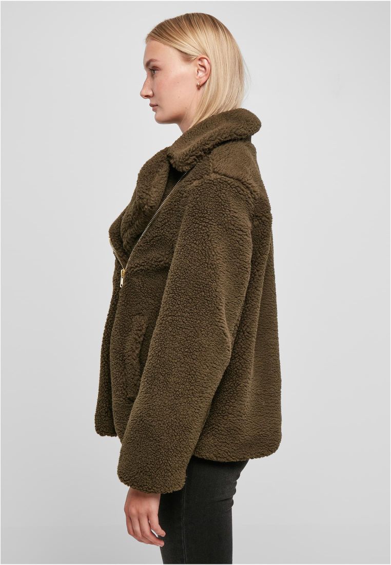 Ladies Sherpa Biker Jacket - Ladies Jackets - TTUTB5433 - 305