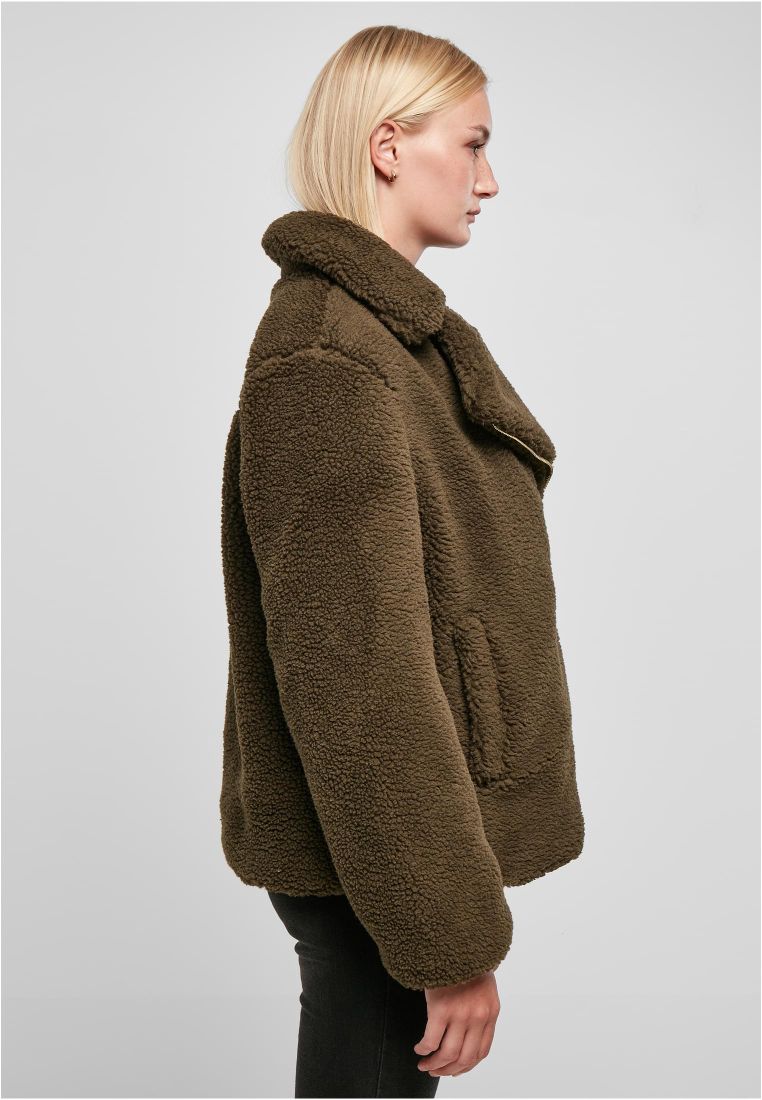 Ladies Sherpa Biker Jacket - Ladies Jackets - TTUTB5433 - 307