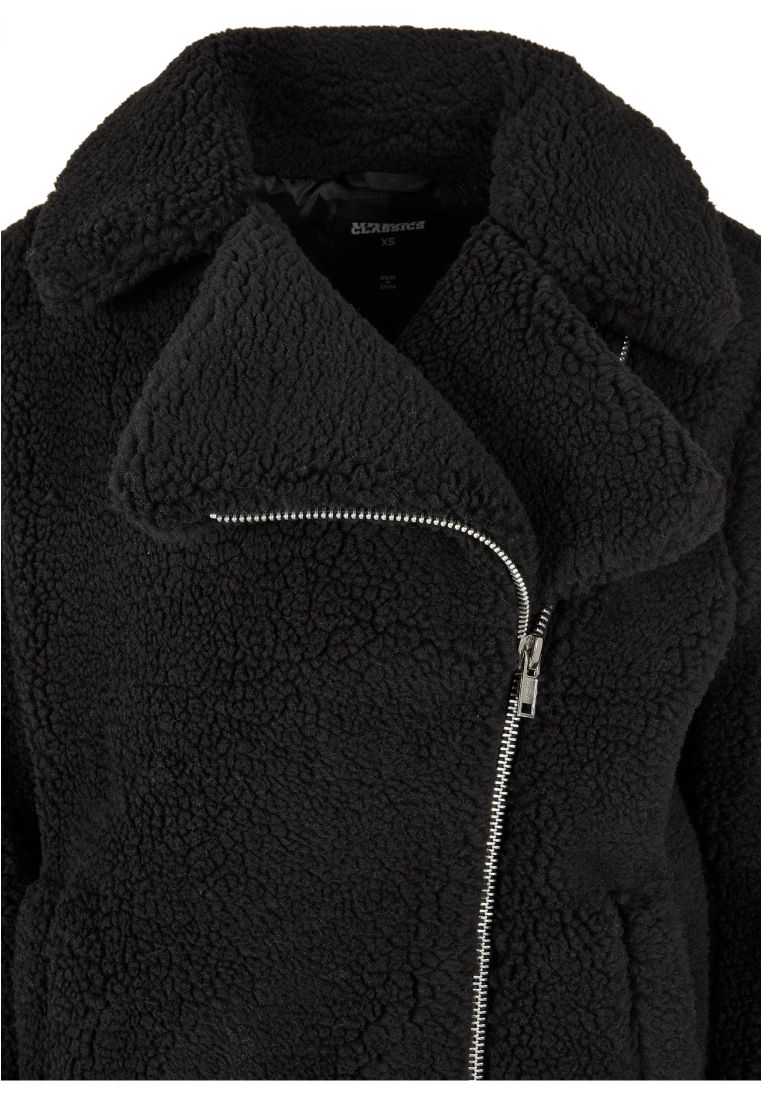 Ladies Sherpa Biker Jacket - Ladies Jackets - TTUTB5433 - 10