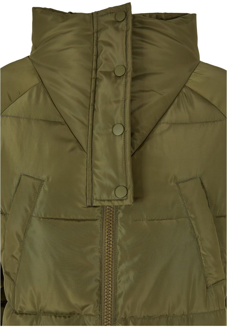 Ladies High Neck Puffer Coat - Ladies Jackets - TTUTB5435 - 312