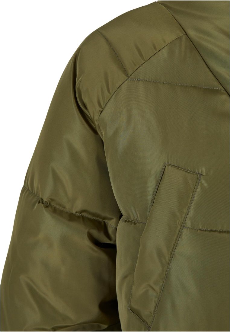 Ladies High Neck Puffer Coat - Ladies Jackets - TTUTB5435 - 313