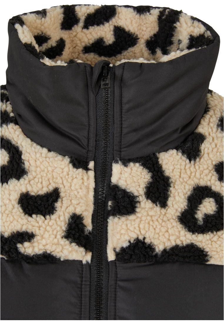 Ladies AOP Sherpa Mixed Puffer Jacket -  - TTUTB5439 - 10