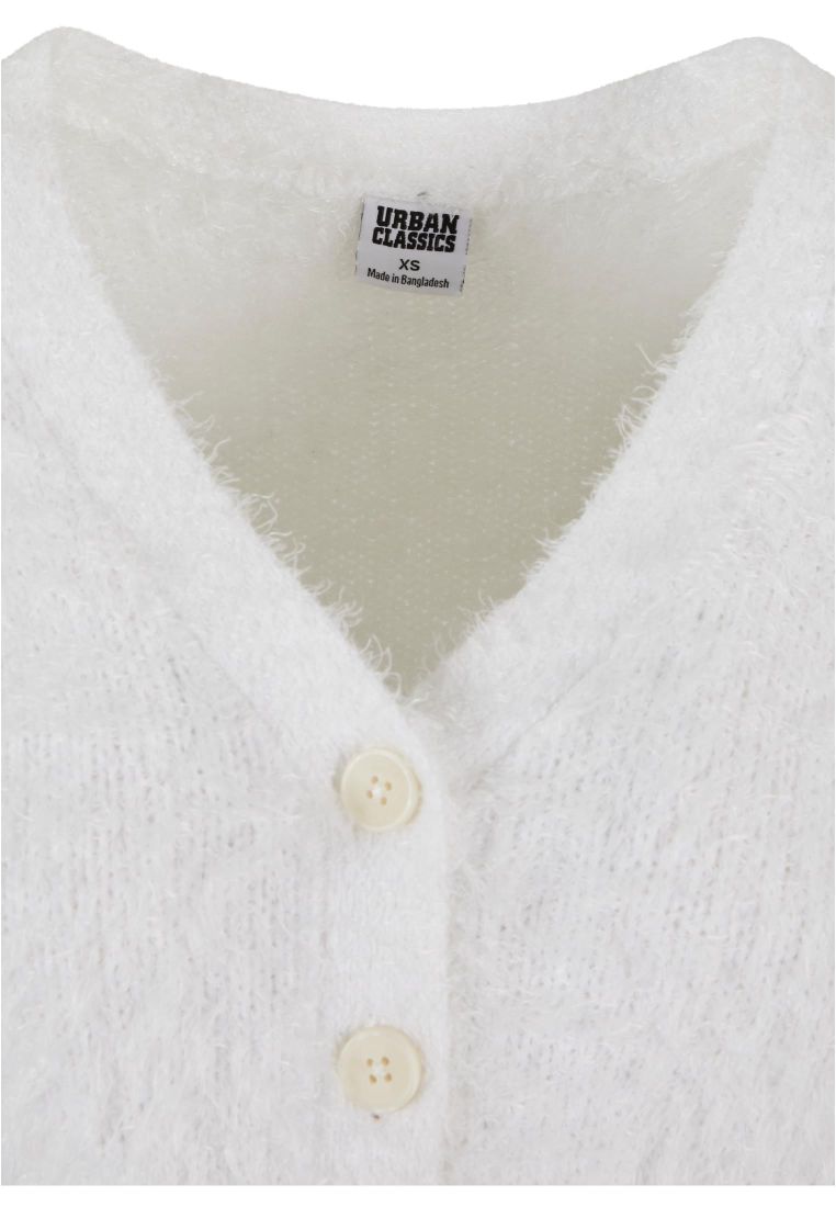 Ladies Cropped Feather Cardigan - Ladies Crewnecks and College Jackets - TTUTB5440 - 309