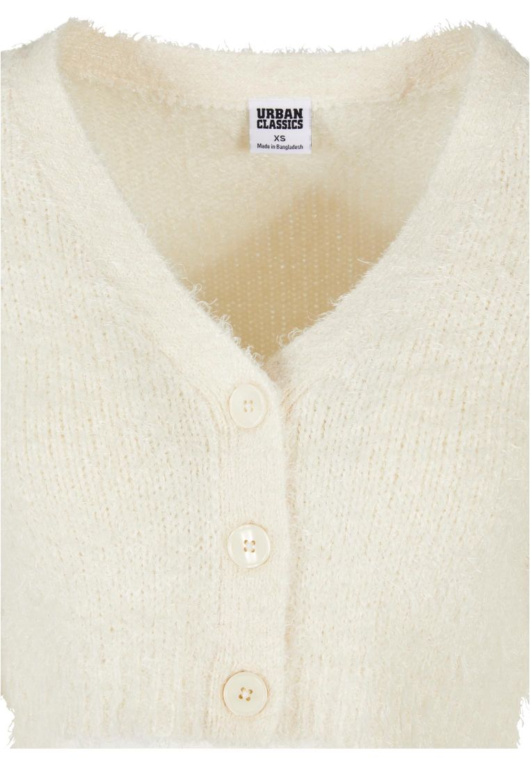 Ladies Cropped Feather Cardigan - Ladies Crewnecks and College Jackets - TTUTB5440 - 10