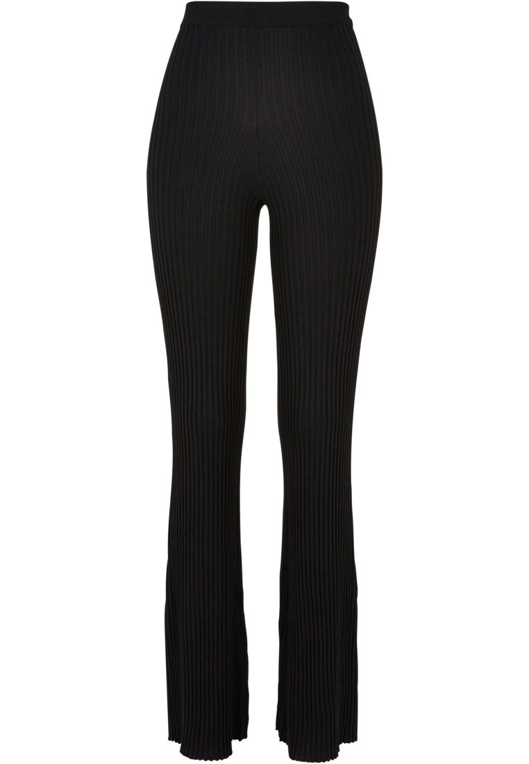 Ladies Flared Rib Knit Leggings - Ladies Leggins - TTUTB5443 - 32