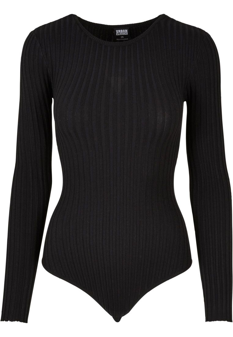 Ladies Rib Knit Longsleeve Body - Naisten T-paidat ja Topit - TTUTB5444 - 8