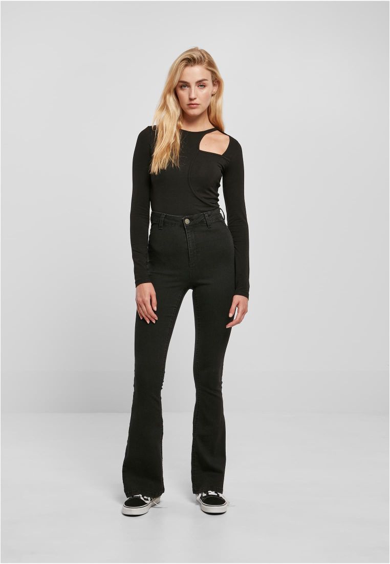 Ladies Super Stretch Bootcut Denim Pants - Ladies Jeans - TTUTB5451 - 7