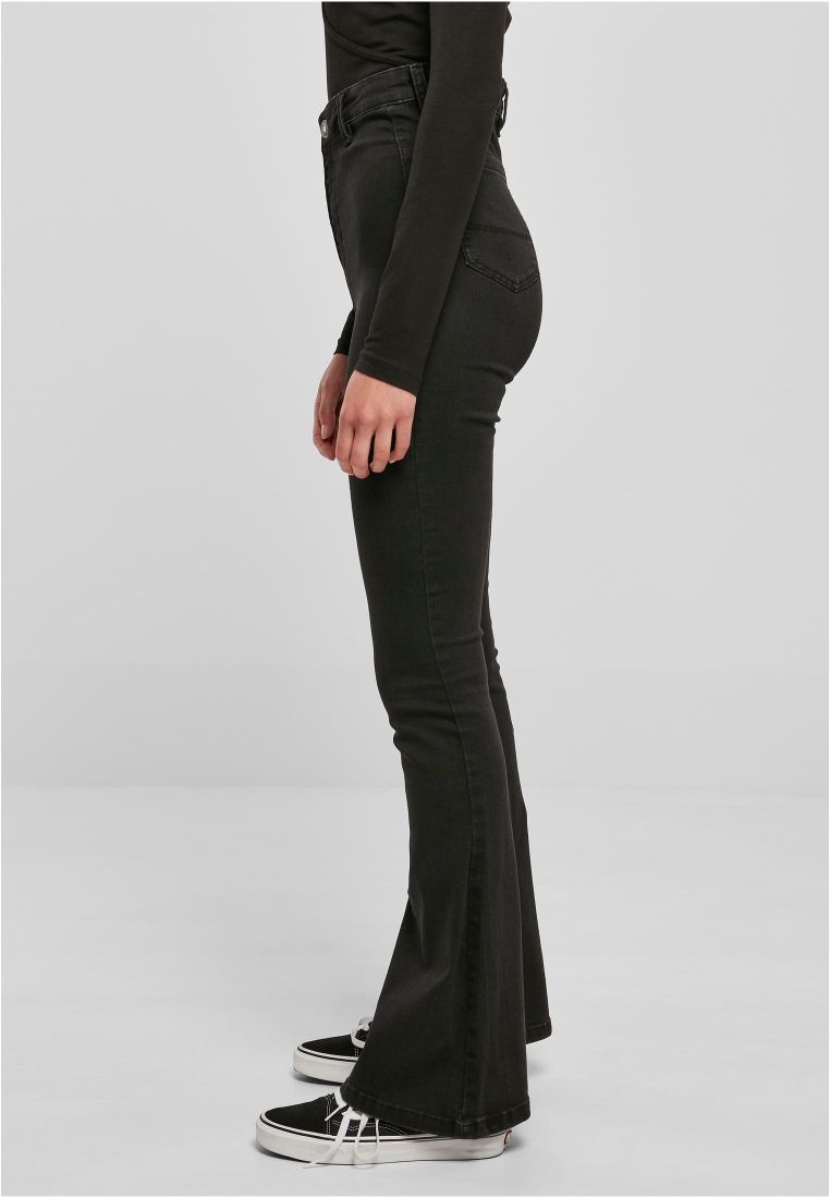 Ladies Super Stretch Bootcut Denim Pants - Ladies Jeans - TTUTB5451 - 4