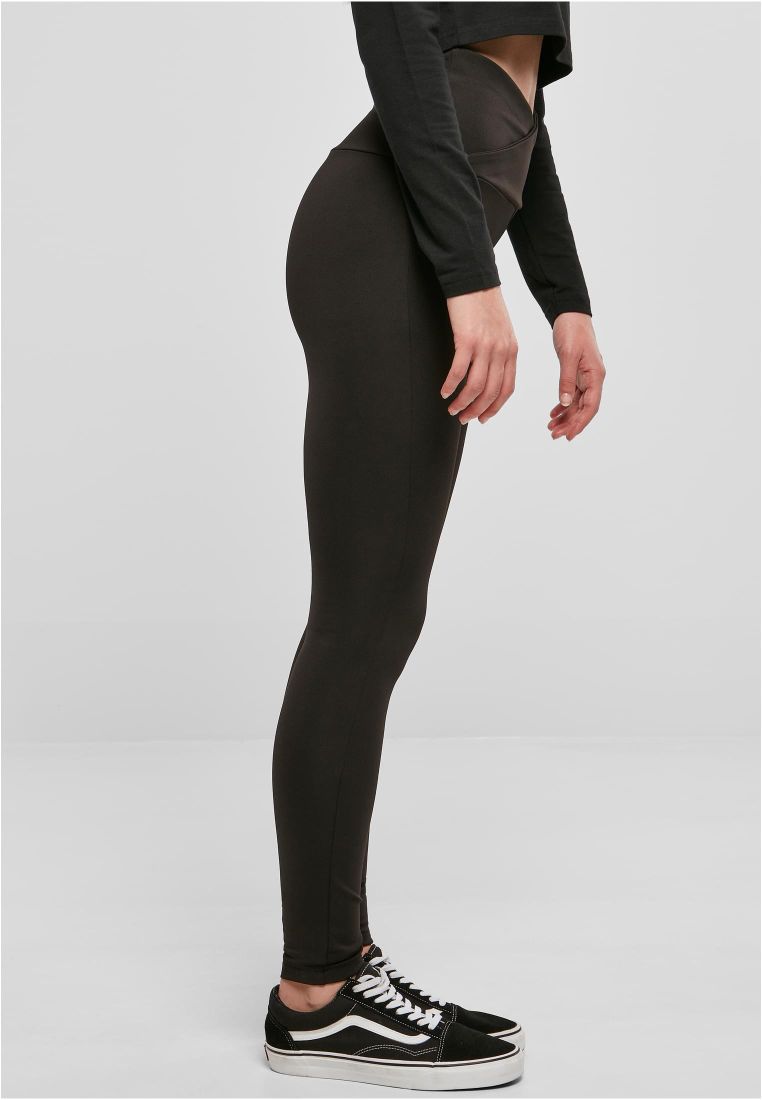Ladies Recycled V Waist Leggings - Naisten Legginssit - TTUTB5456 - 6