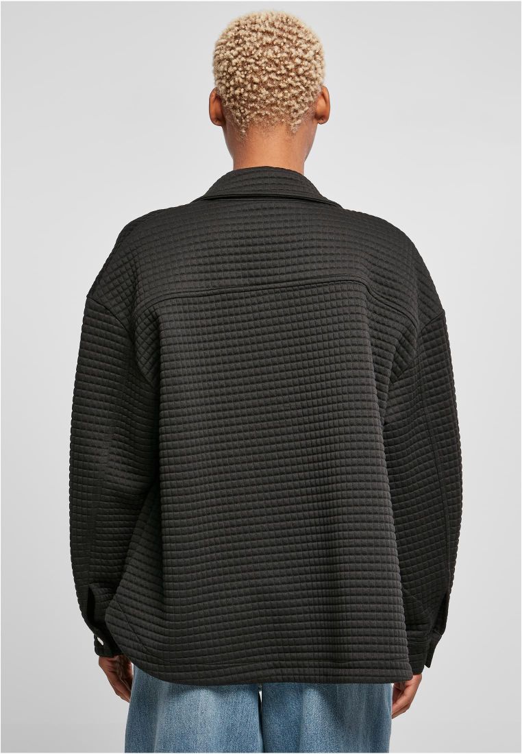 Ladies Quilted Sweat Overshirt - Ladies Collar Shirts - TTUTB5470 - 5