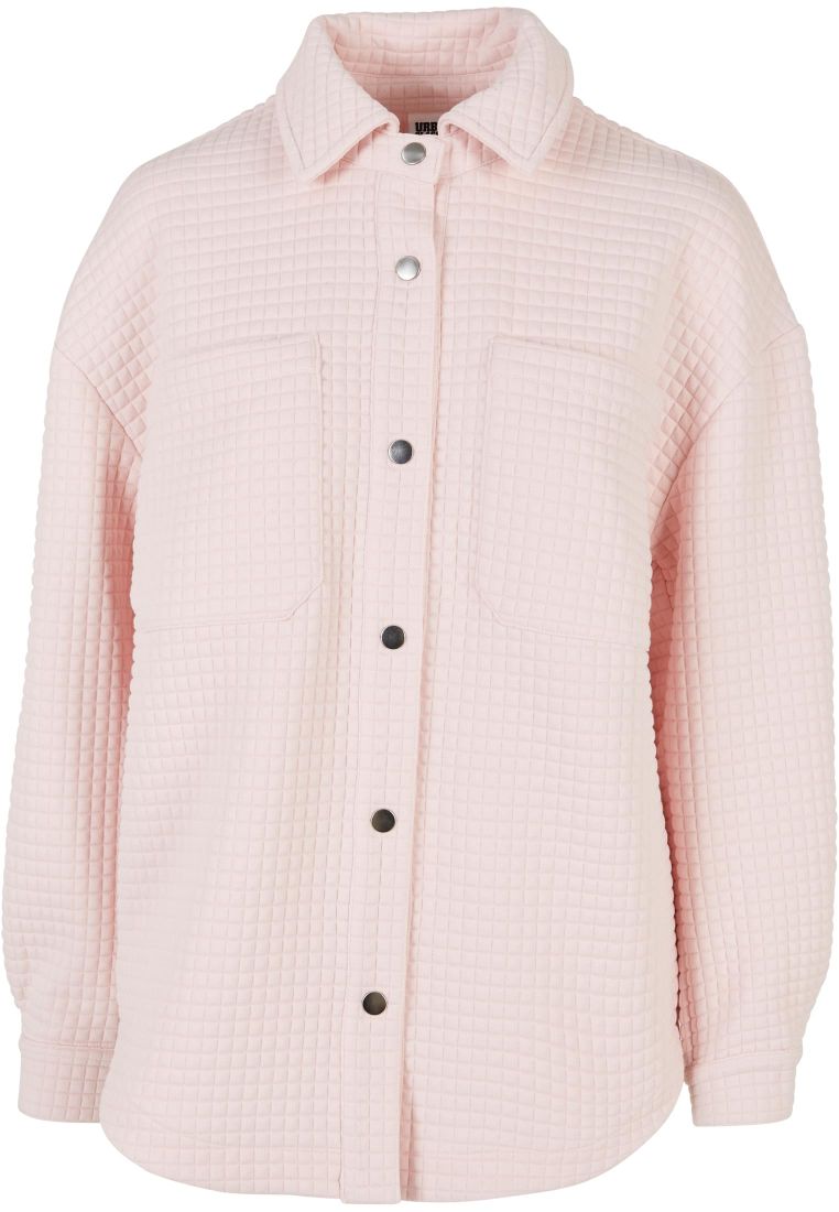 Ladies Quilted Sweat Overshirt - Ladies Collar Shirts - TTUTB5470 - 309