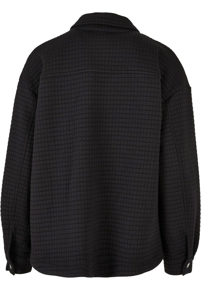 Ladies Quilted Sweat Overshirt - Ladies Collar Shirts - TTUTB5470 - 9