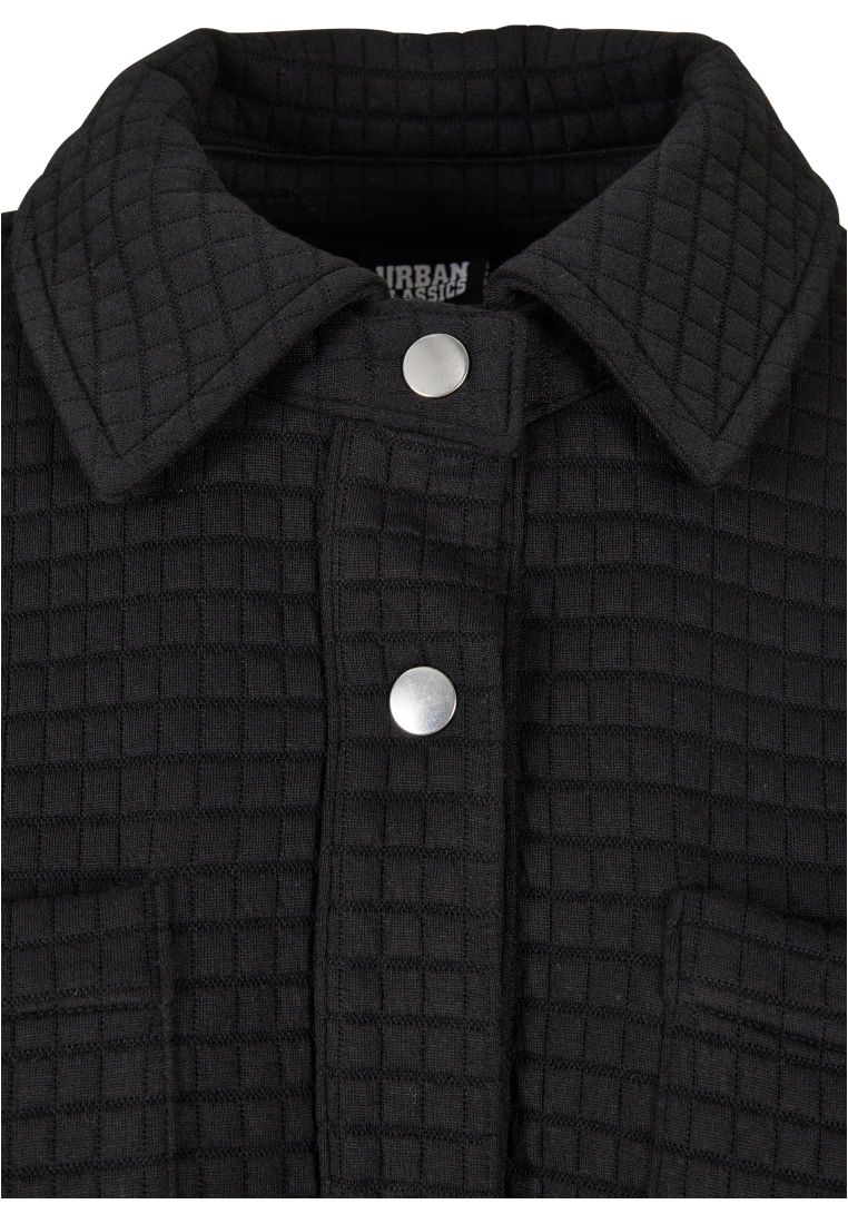 Ladies Quilted Sweat Overshirt - Ladies Collar Shirts - TTUTB5470 - 10