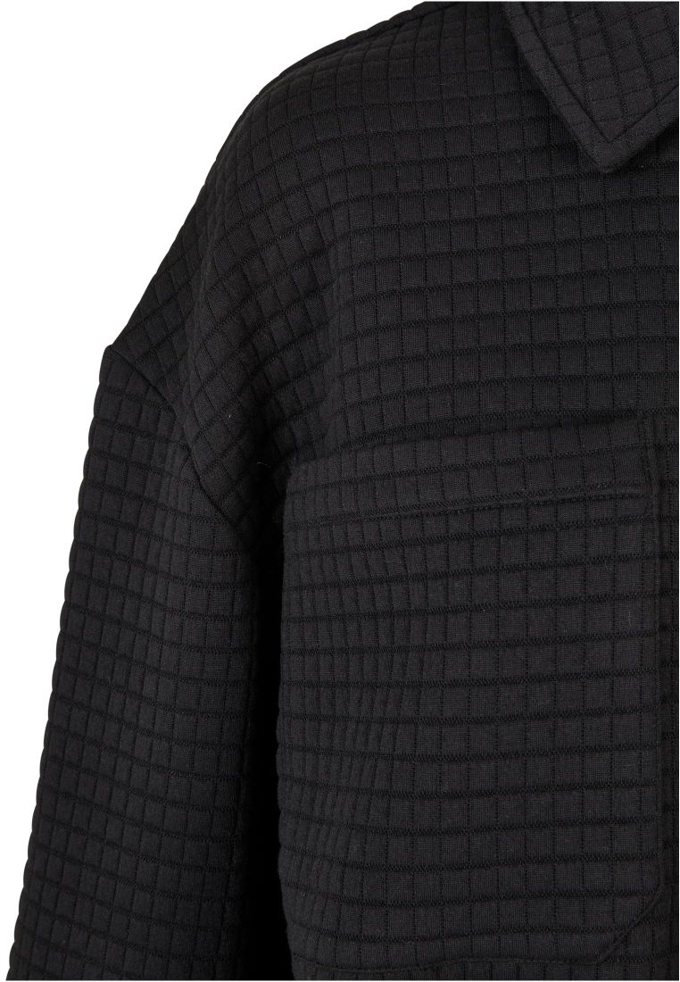 Ladies Quilted Sweat Overshirt - Ladies Collar Shirts - TTUTB5470 - 11