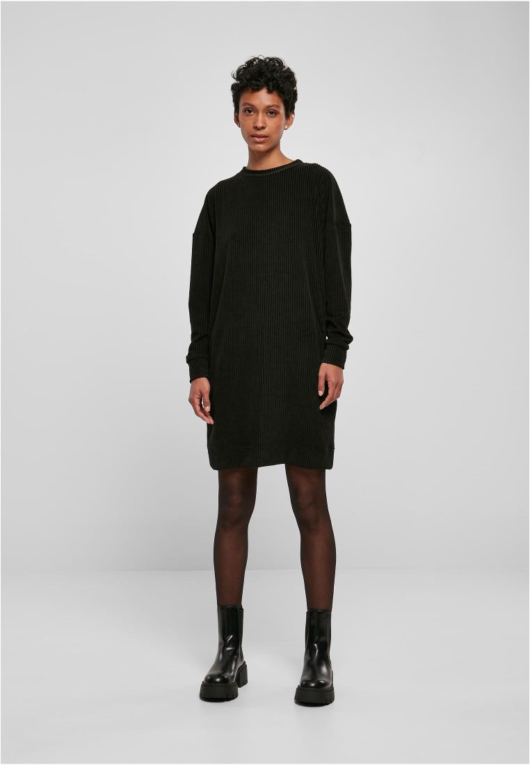 Ladies Velvet Rib Crew Dress - Ladies Shorts, Skirts and Dresses - TTUTB5474 - 7