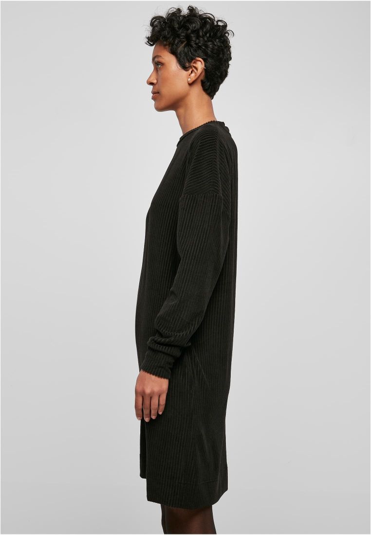 Ladies Velvet Rib Crew Dress - Ladies Shorts, Skirts and Dresses - TTUTB5474 - 4