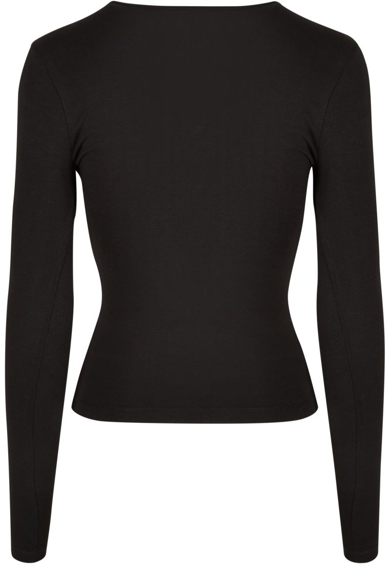 Ladies Crossed Cut Out Longsleeve - Naisten  Colleget ja Collegetakit - TTUTB5479 - 9