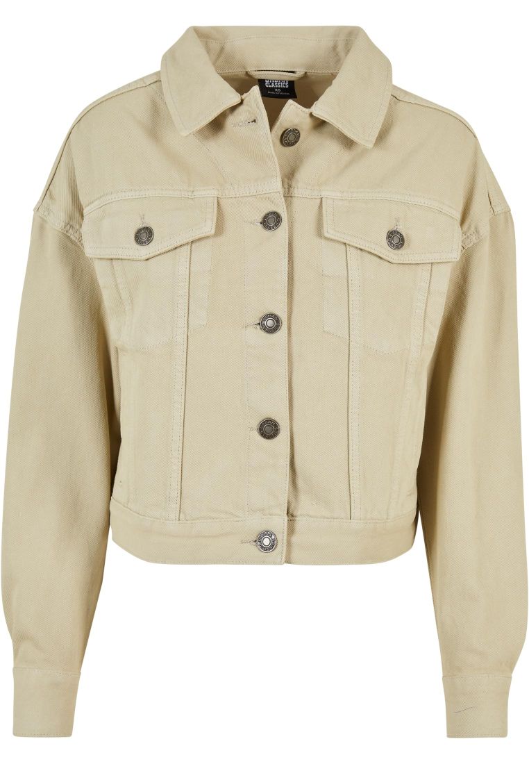 Ladies Oversized Colored Denim Jacket - Ladies Jackets - TTUTB5490 - 309