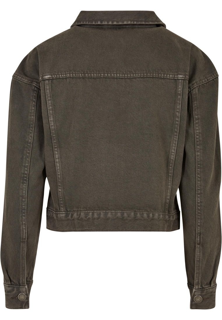 Ladies Oversized Colored Denim Jacket - Ladies Jackets - TTUTB5490 - 9