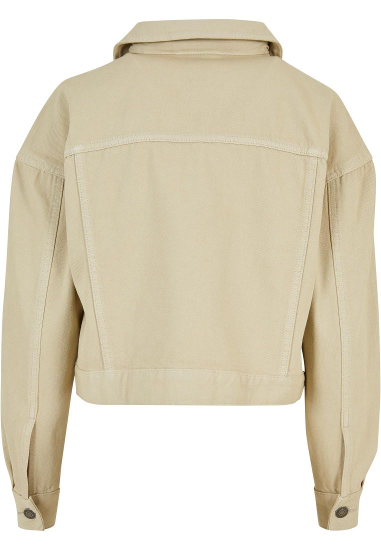 Ladies Oversized Colored Denim Jacket - Ladies Jackets - TTUTB5490 - 310