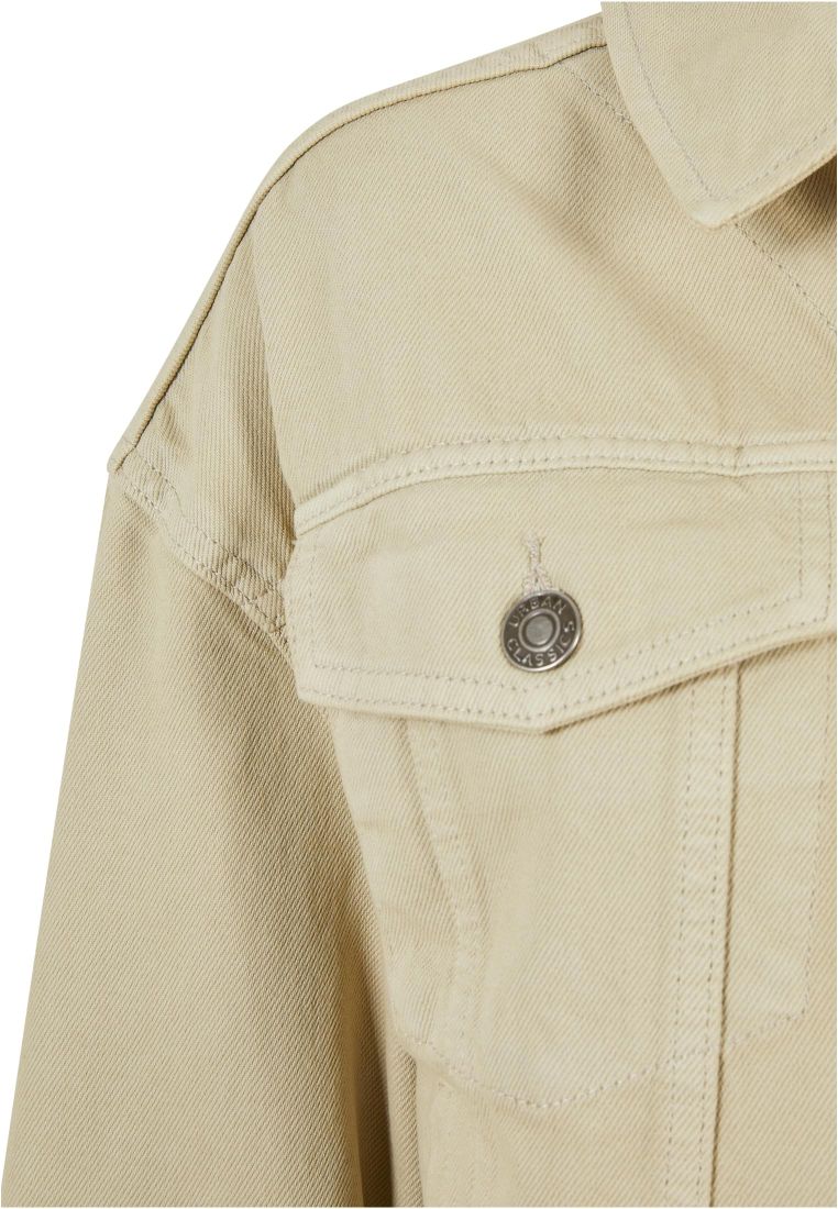 Ladies Oversized Colored Denim Jacket - Ladies Jackets - TTUTB5490 - 312