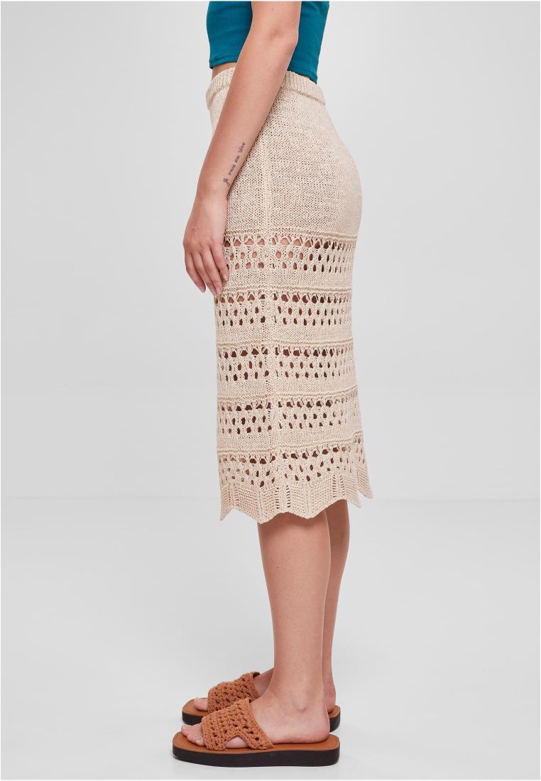 Ladies 3/4 Crochet Knit Skirt - Ladies Shorts, Skirts and Dresses - TTUTB5496 - 155