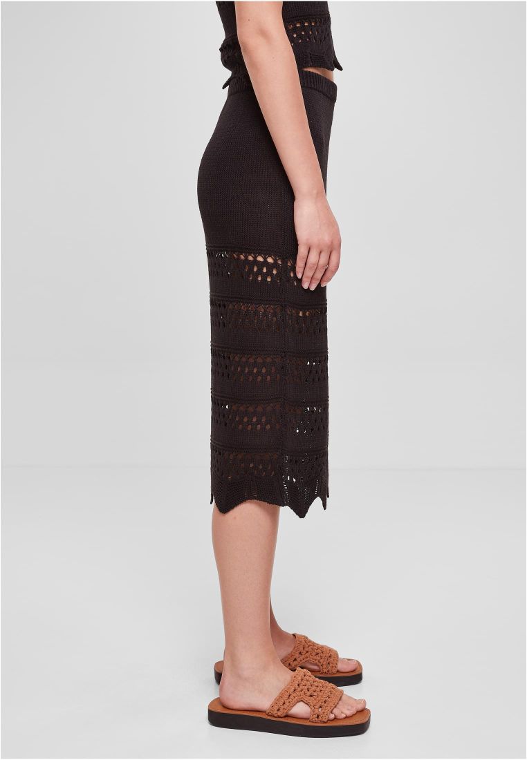 Ladies 3/4 Crochet Knit Skirt - Naisten Shortsit, Hameet ja Mekot - TTUTB5496 - 6