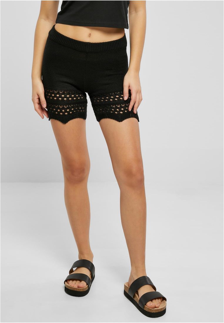 Ladies Crochet Knit ShortsTB5498