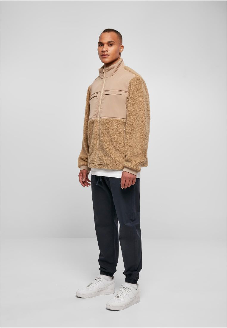 Patched Sherpa Jacket - Mens Jackets - TTUTB5539 - 278