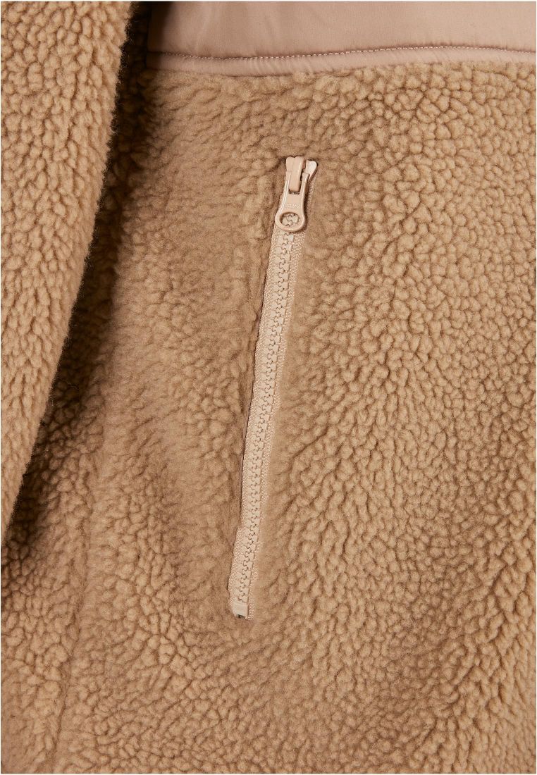 Patched Sherpa Jacket - Mens Jackets - TTUTB5539 - 284