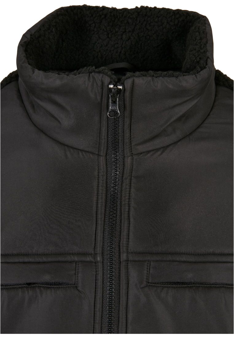 Patched Sherpa Jacket - Mens Jackets - TTUTB5539 - 10