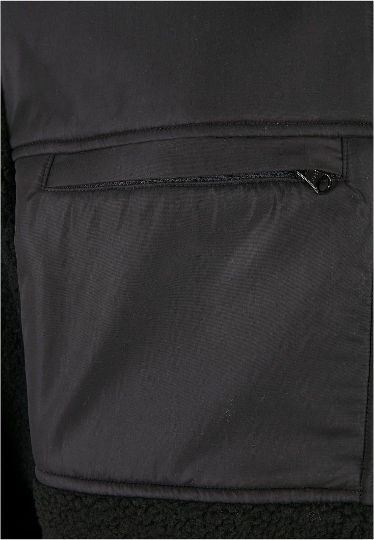 Patched Sherpa Jacket - Mens Jackets - TTUTB5539 - 12