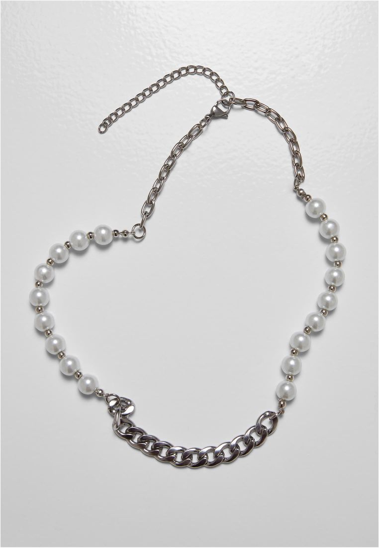 Pearl Various Chain Necklace
