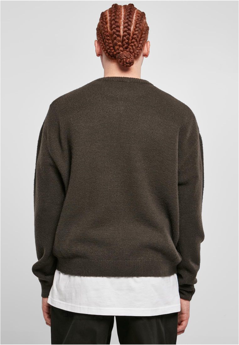 Oversized Chunky Sweater - Mens Crewnecks - TTUTB5908 - 516