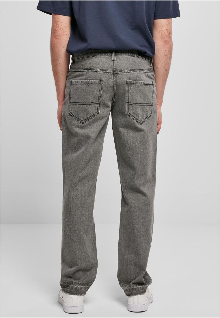 Open Edge Loose Fit Jeans - Baggy Jeans - TTUTB5919 - 5