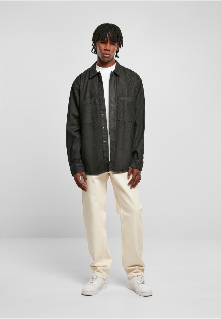 Oversized Denim Pocket Shirt -  - TTUTB5923 - 278