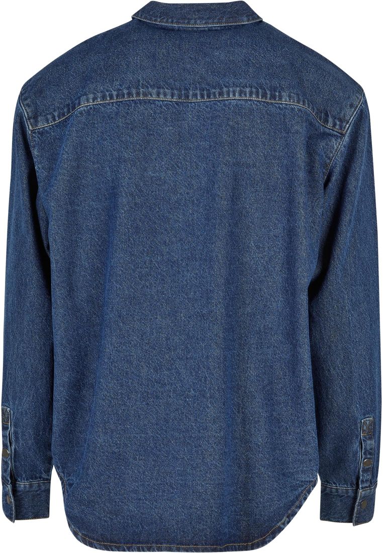 Oversized Denim Pocket Shirt -  - TTUTB5923 - 9