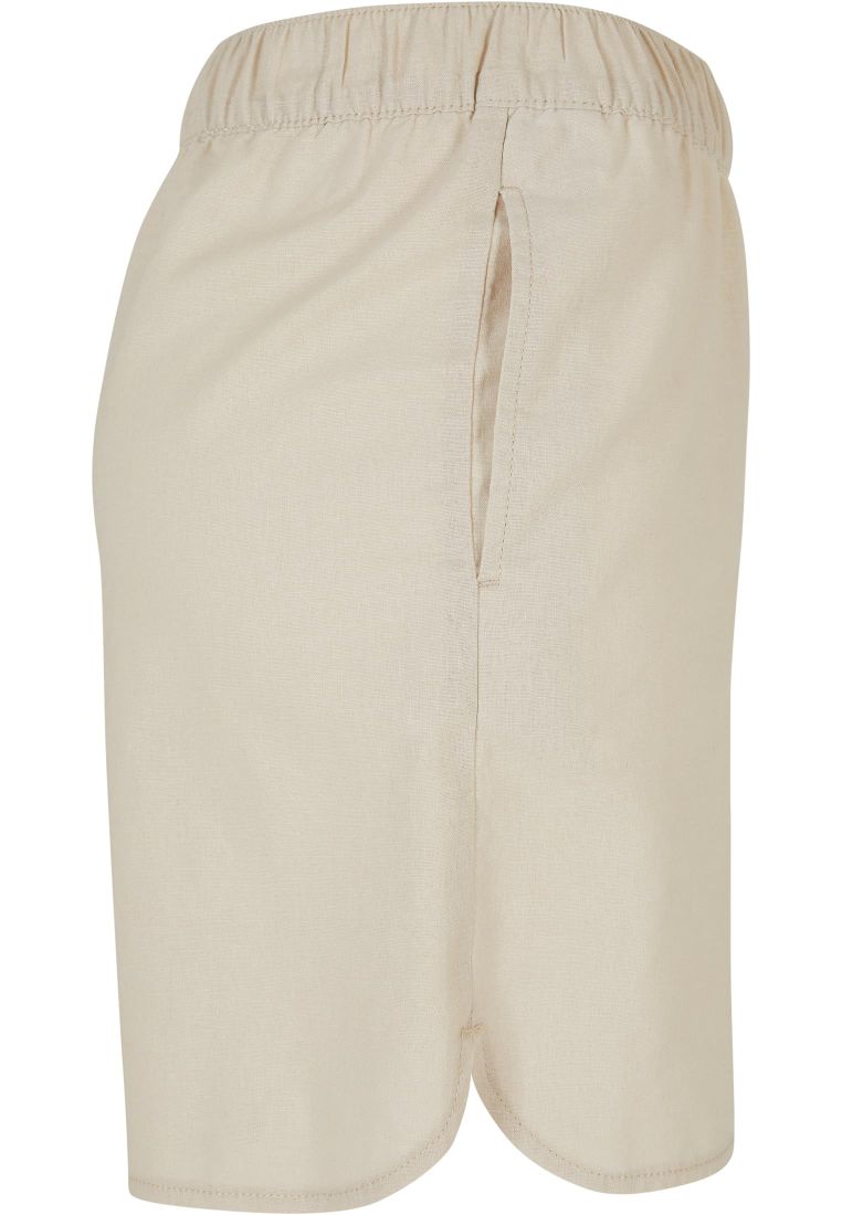 Ladies Linen Mixed Shorts - Naisten Shortsit, Hameet ja Mekot - TTUTB5993 - 312