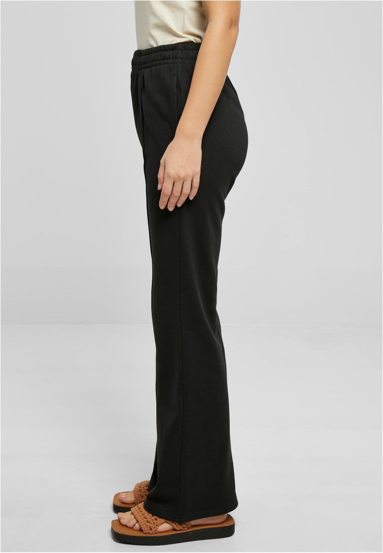 Ladies Flared Pin Tuck Terry Pants - Naisten Housut - TTUTB5997 - 4