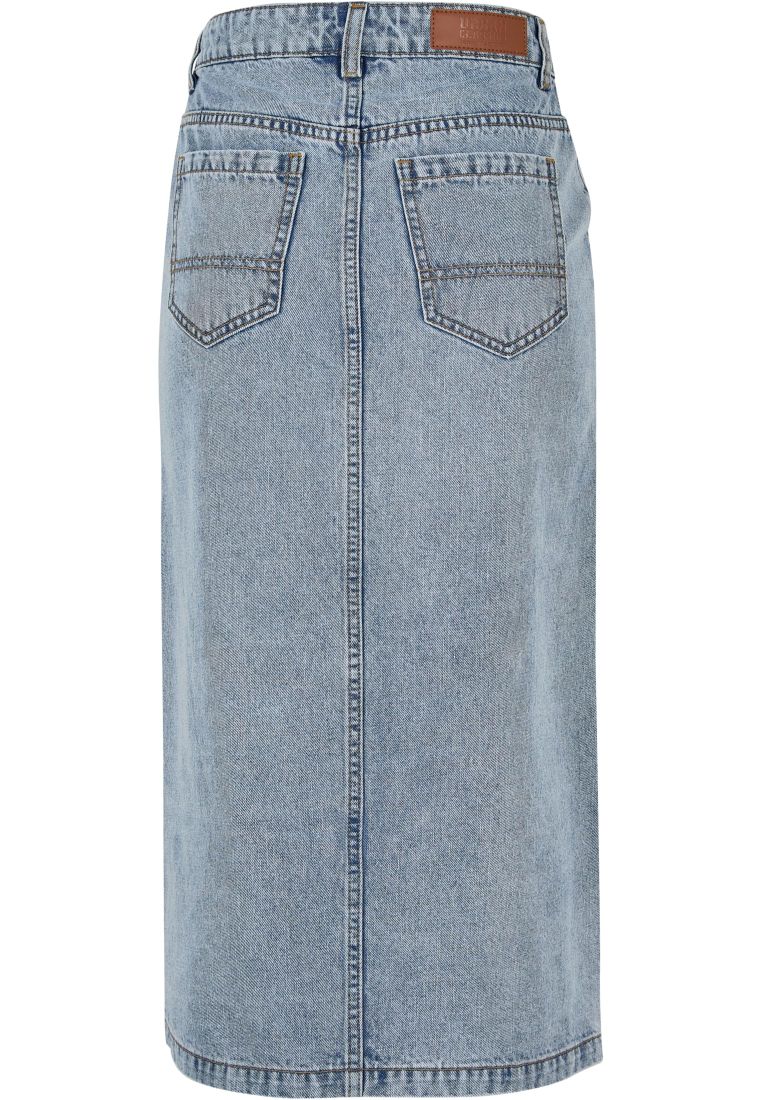 Ladies Midi Denim Skirt - - TTUTB6018 - 341