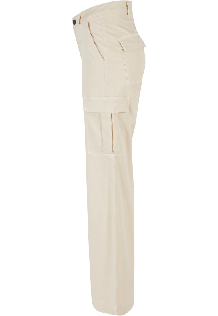 Ladies High Waist Wide Leg Twill Cargo P - Ladies Pants - TTUTB6040 - 610