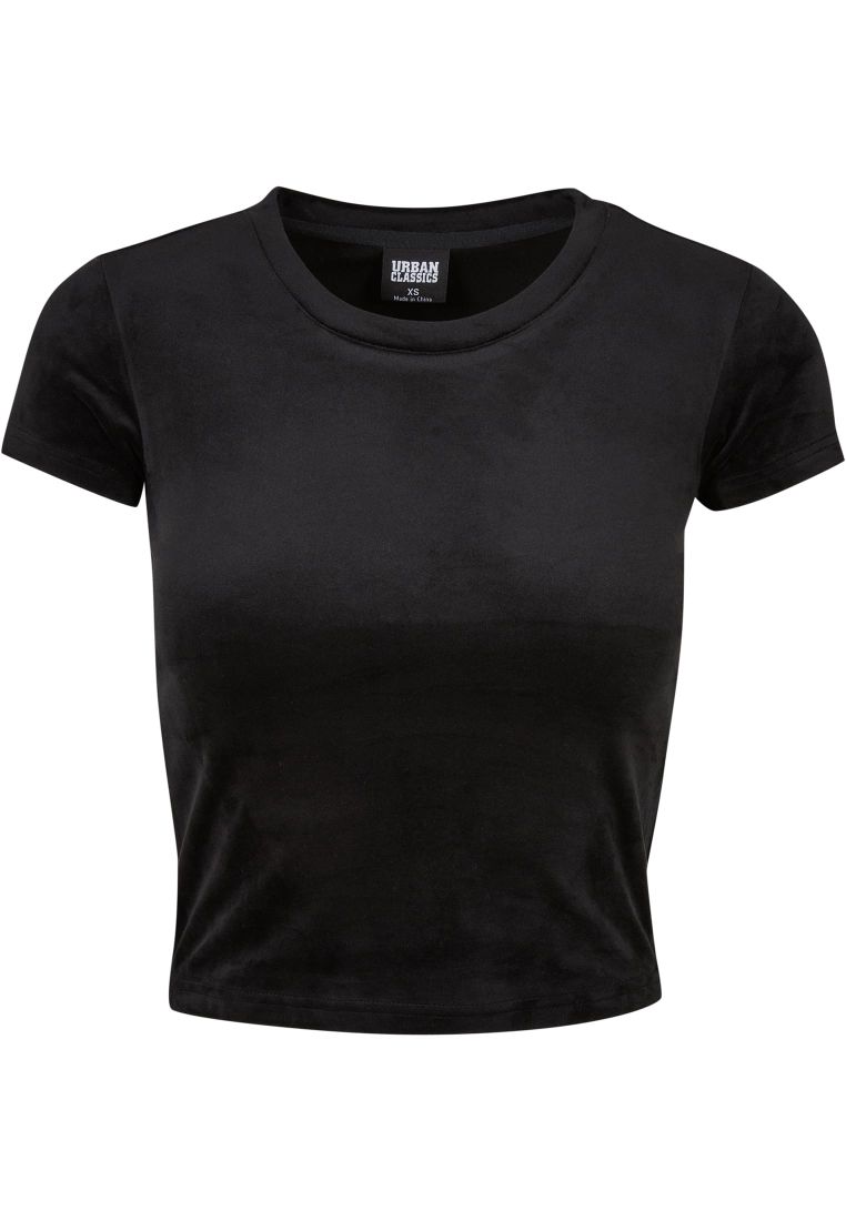 Ladies Short Velvet Tee - - TTUTB6052 - 8