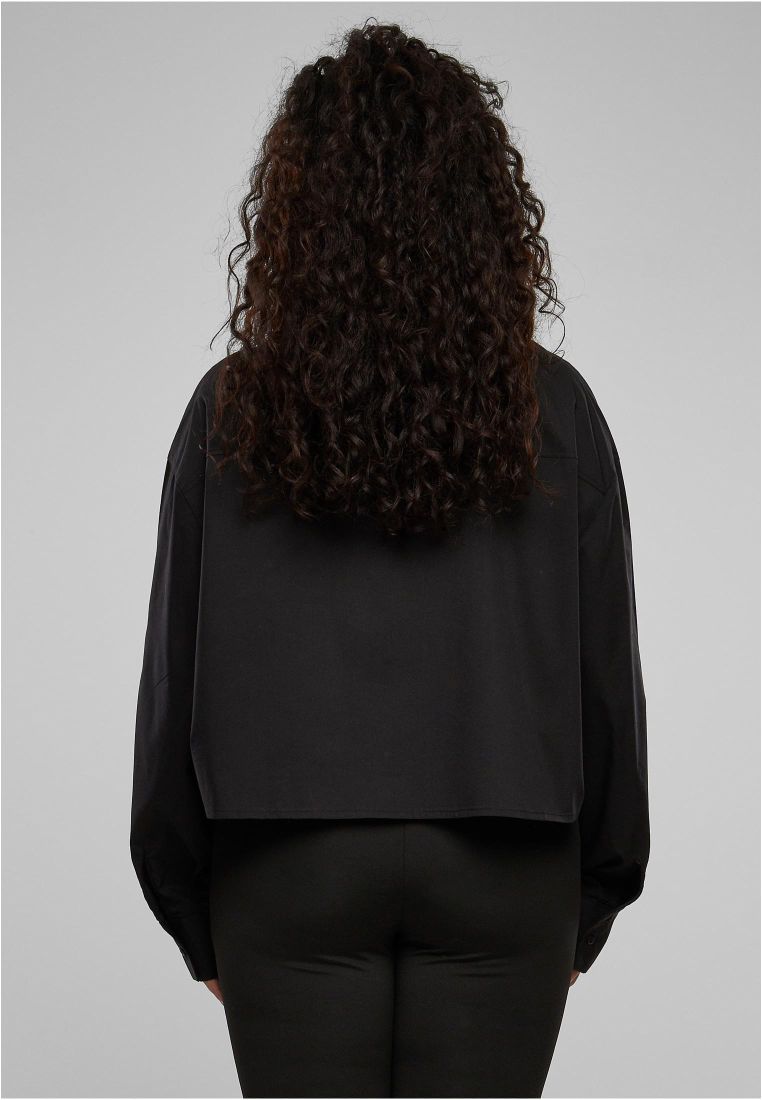 Ladies Cropped Oversized Blouse - - TTUTB6065 - 6