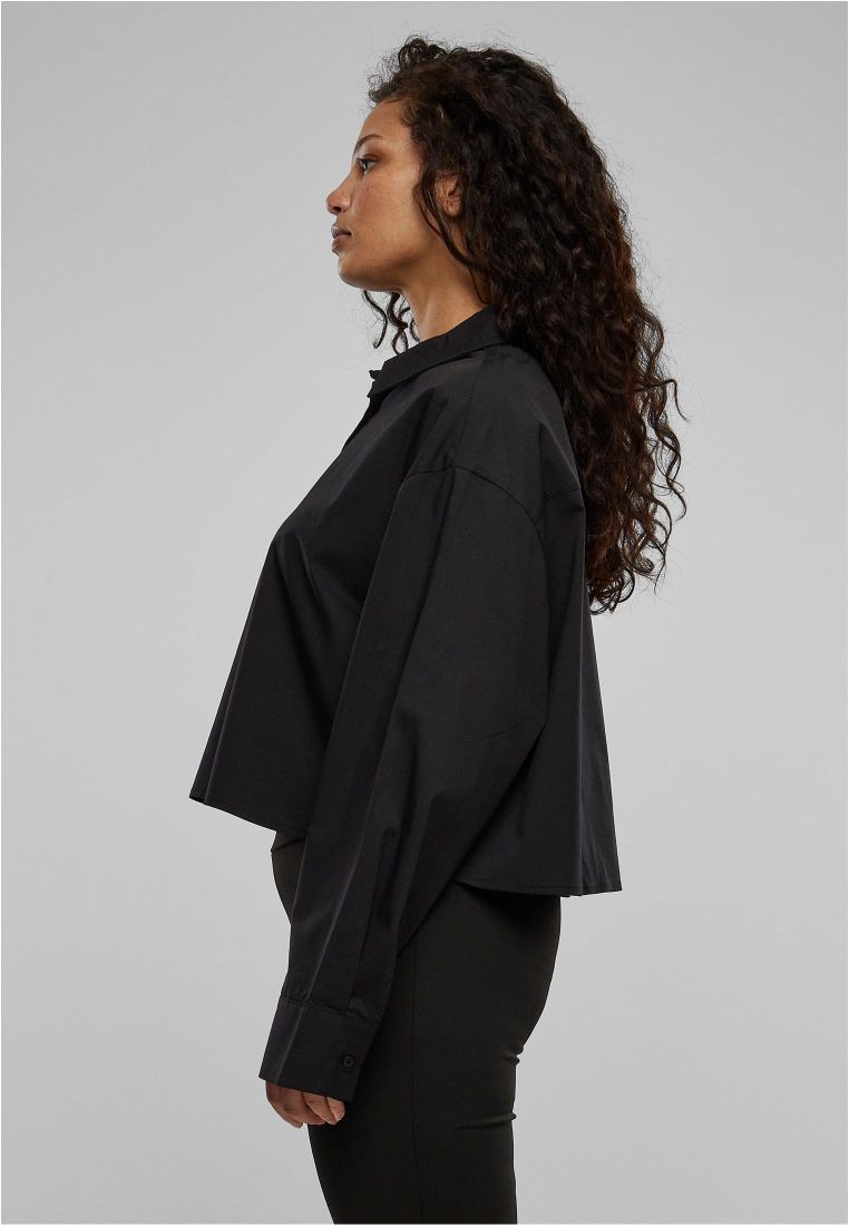 Ladies Cropped Oversized Blouse - - TTUTB6065 - 7