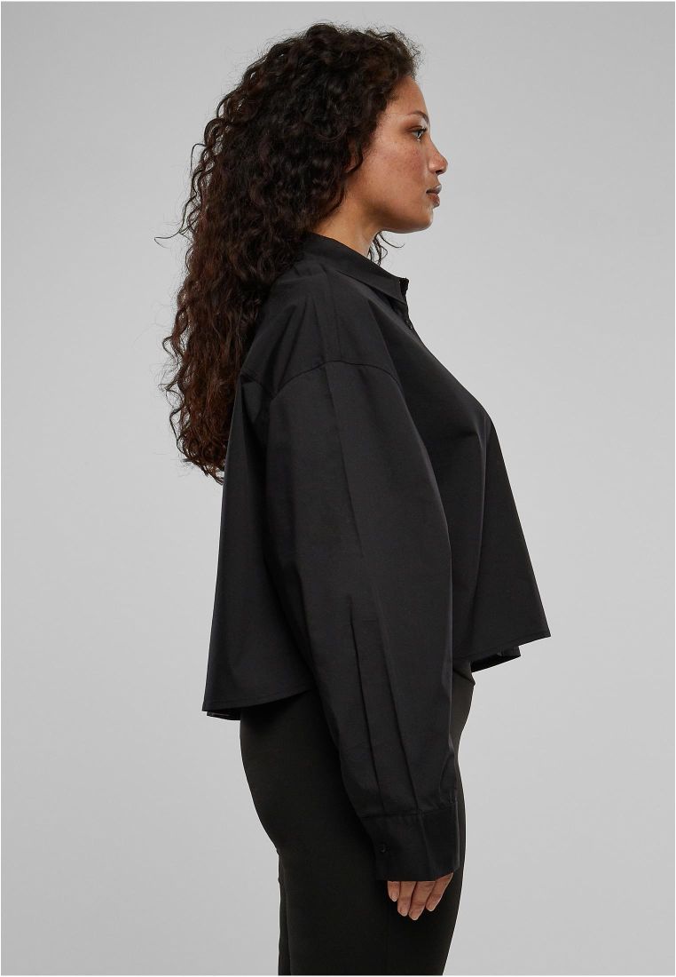 Ladies Cropped Oversized Blouse - - TTUTB6065 - 8