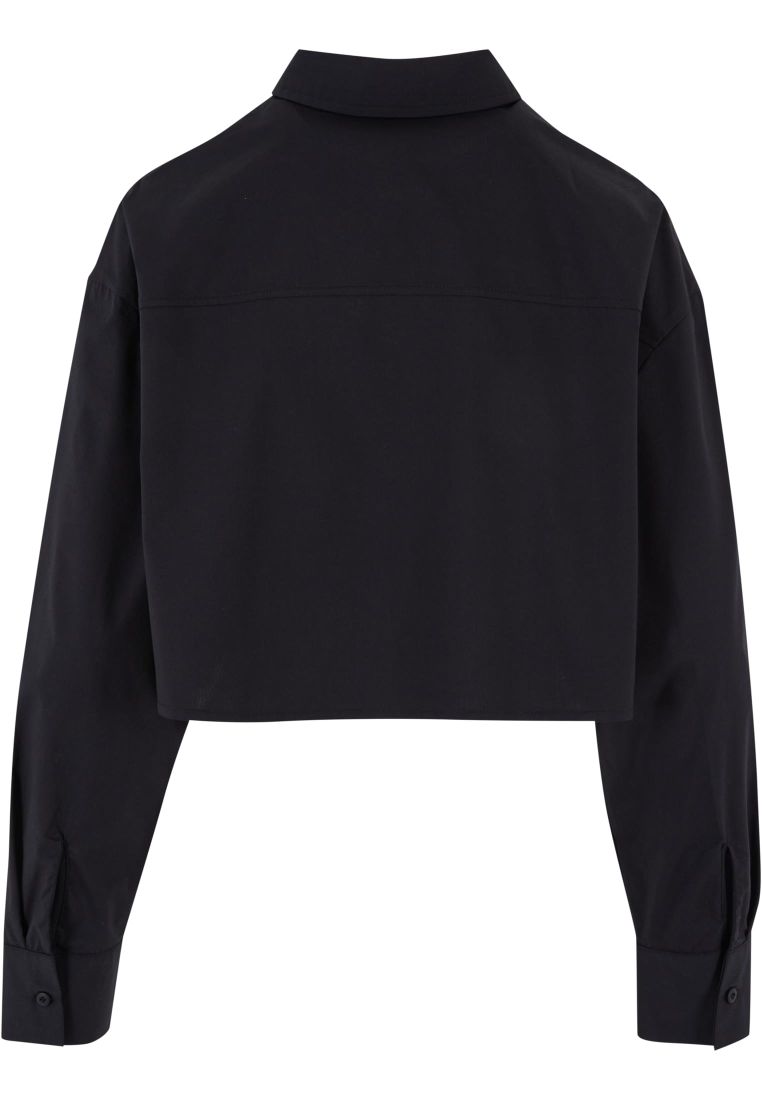 Ladies Cropped Oversized Blouse - - TTUTB6065 - 35