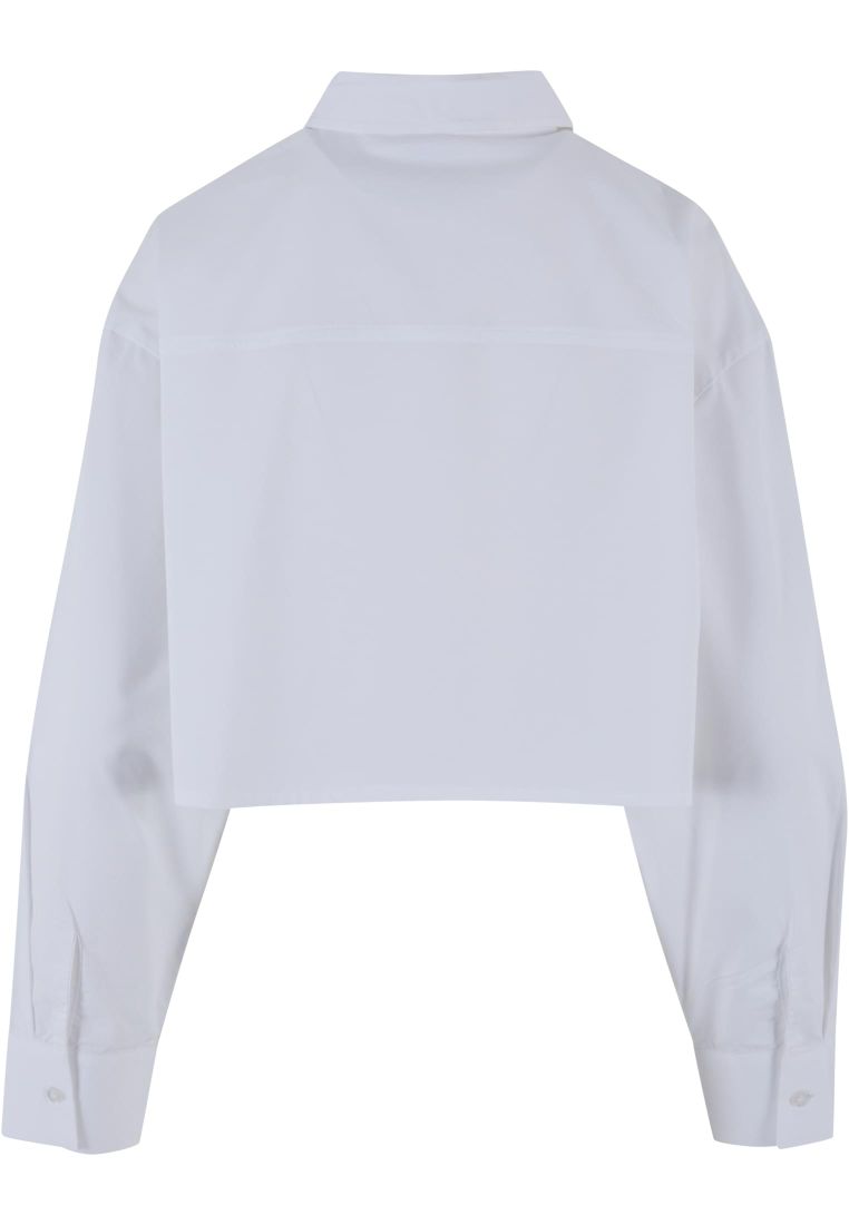 Ladies Cropped Oversized Blouse - - TTUTB6065 - 310