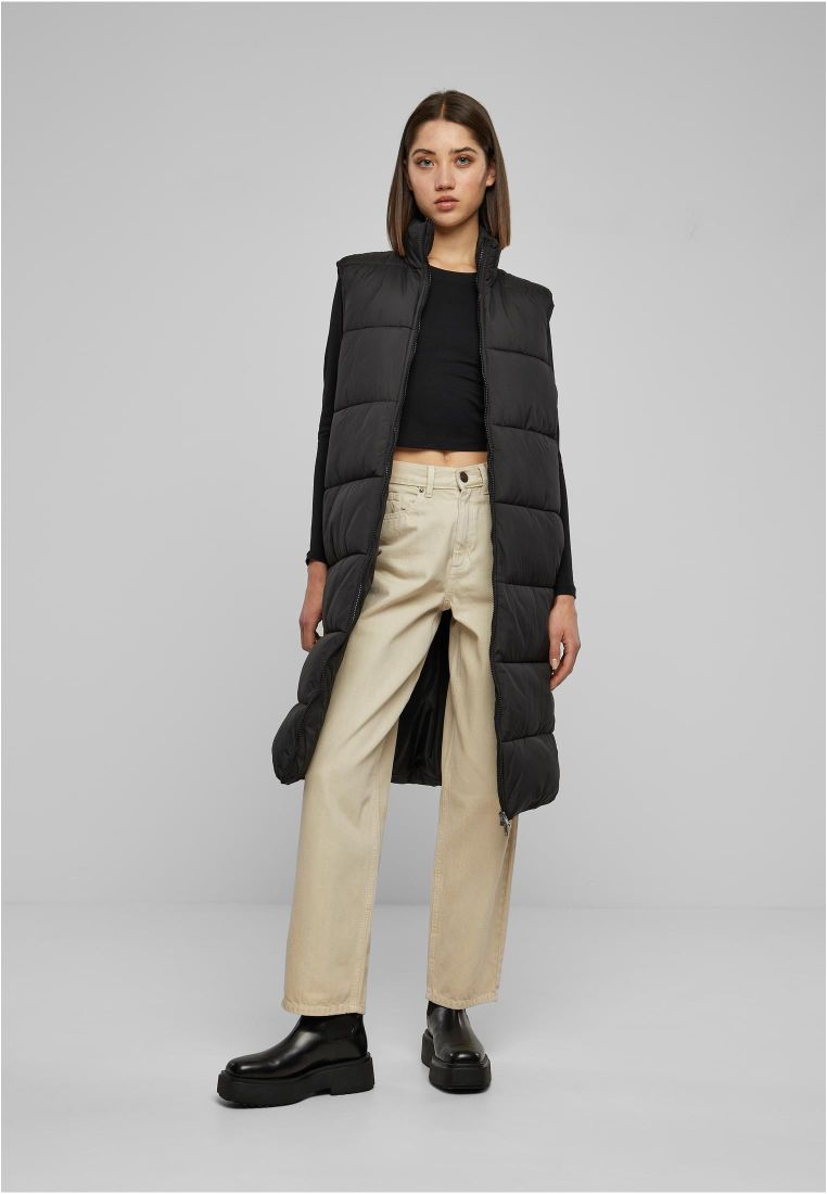 Ladies Long Puffer Vest - Ladies Jackets - TTUTB6066 - 7