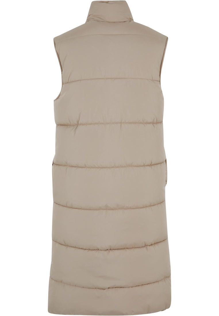 Ladies Long Puffer Vest - Ladies Jackets - TTUTB6066 - 130