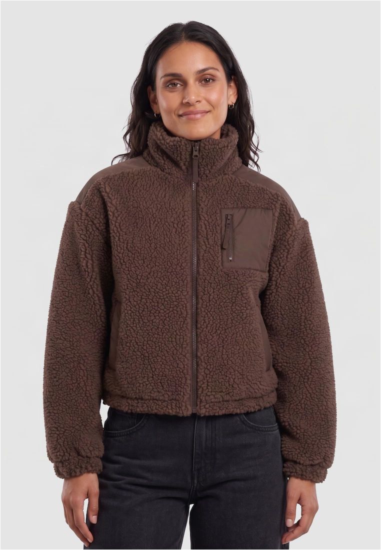 Ladies Sherpa Mix Jacket - - TTUTB6068 - 301